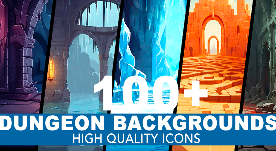 100+ DUNGEON BACKGROUNDS | Fab