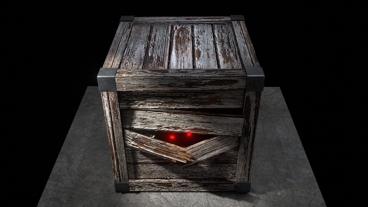 The monster in the box - 3D model by Roman (@el-i-drel) [e3ec4bd ...