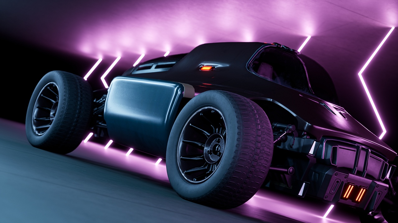 Media 1 for listing Scifi Racing Car