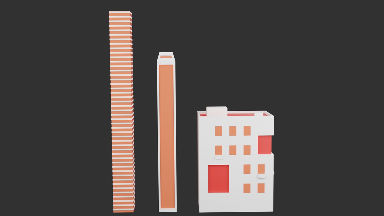 Media 1 for listing Stylized Building Pack