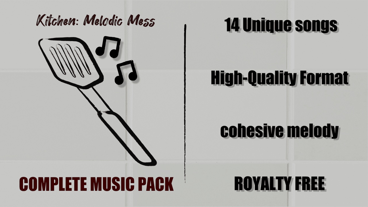 Media 1 for listing Kitchen: Melodic Mess Complete Soundtrack