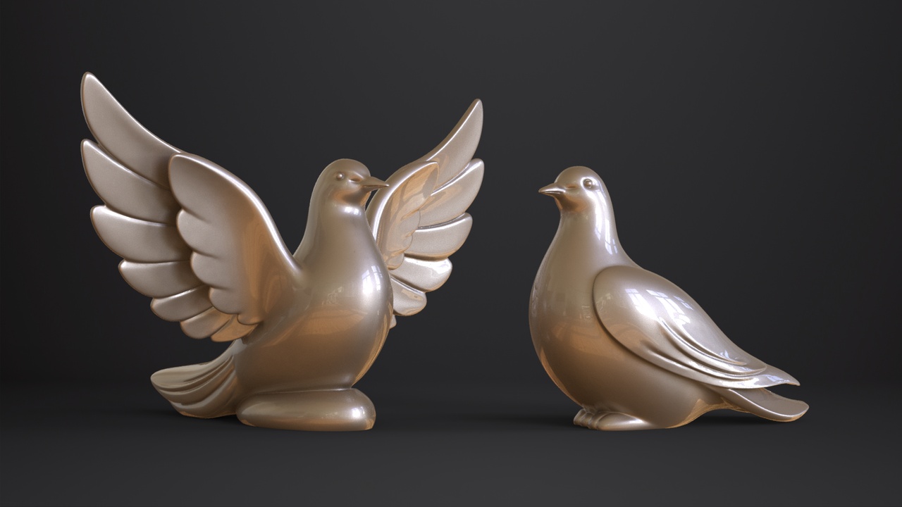 Media 1 for listing Serene dove sculptures | 3D Print model