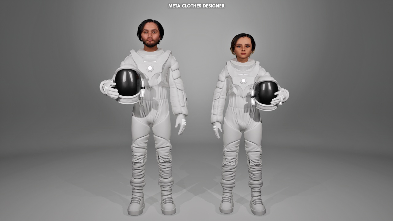 Media 1 for listing Metahuman Astronaut - Space Suit I (Metahuman Clothing)