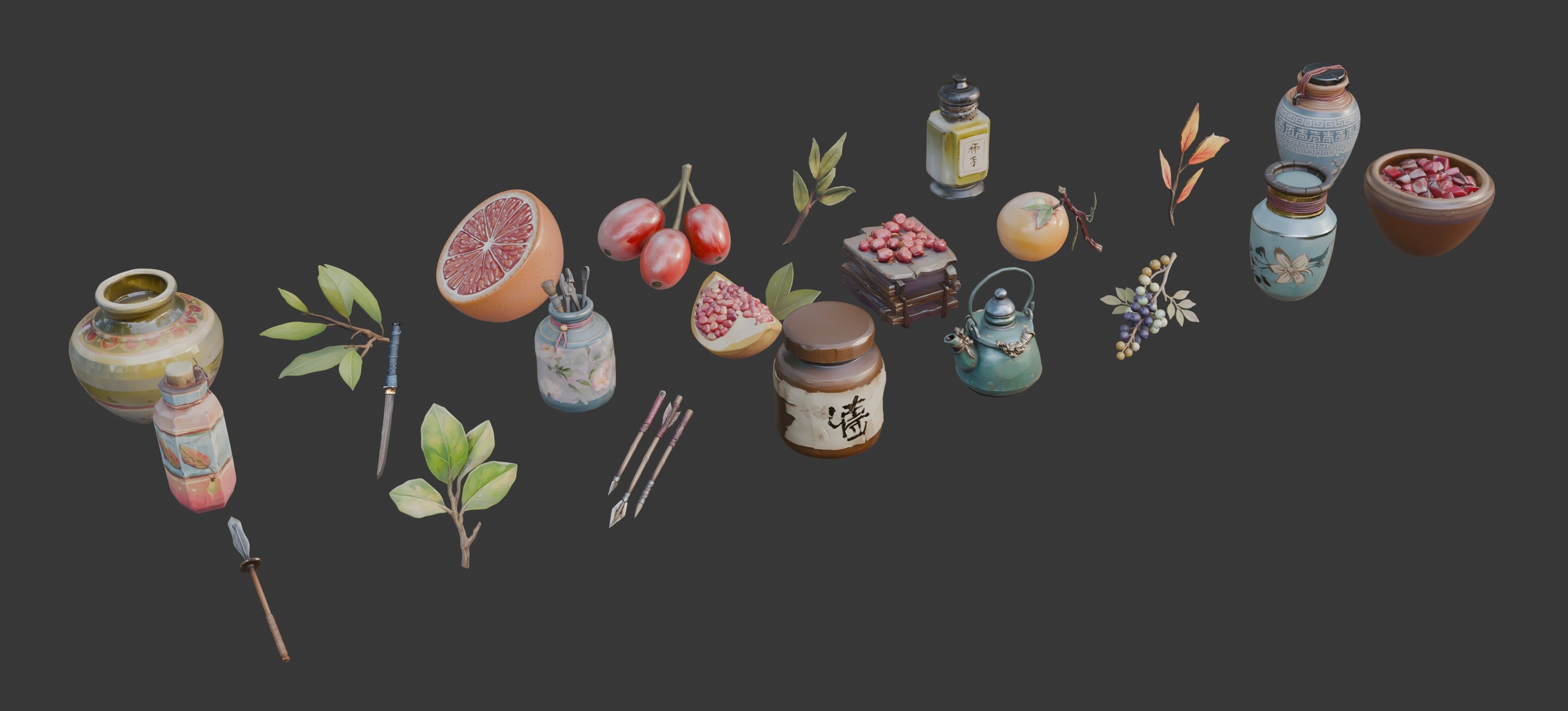 Media 1 for listing Stylized Items Set 5