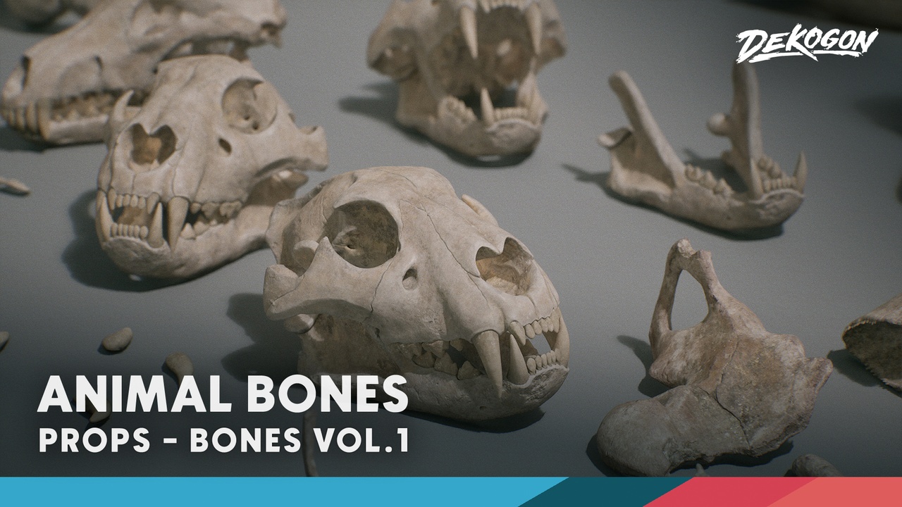 Media 1 for listing Bones VOL.1 - Animal Bones 1 (Nanite + Low Poly)