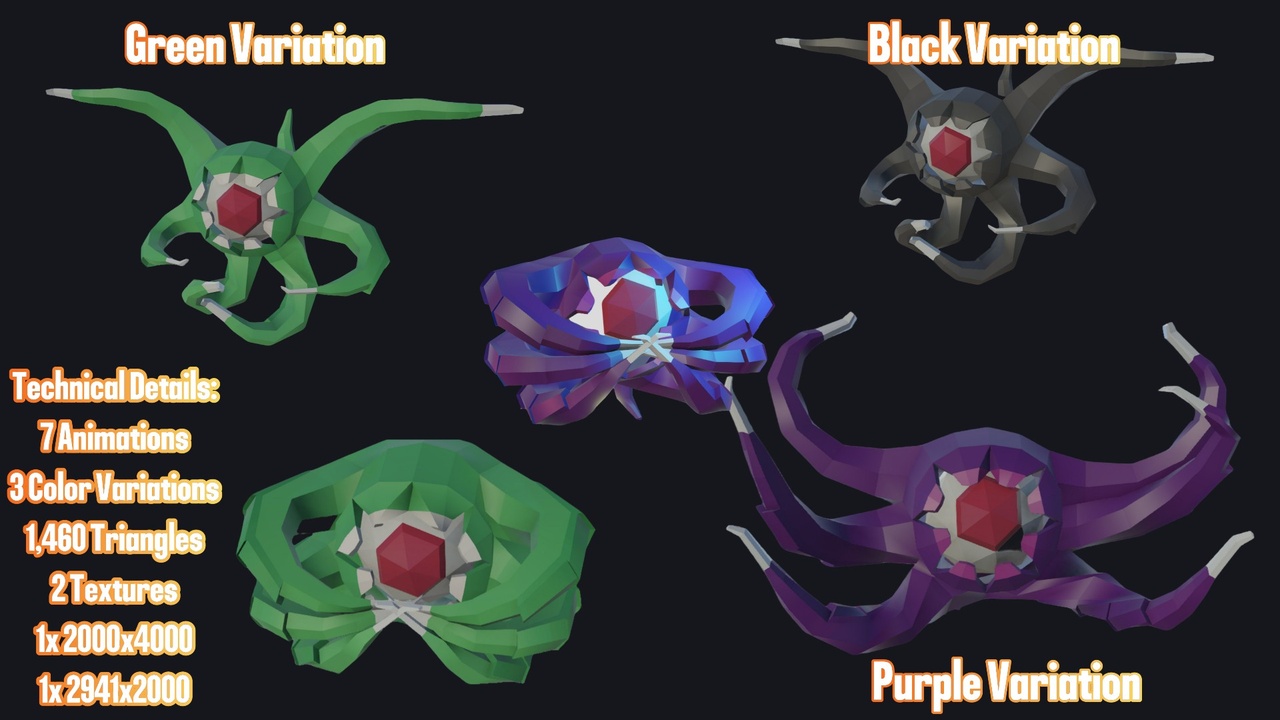 Media 1 for listing Enemy Lowpoly #01