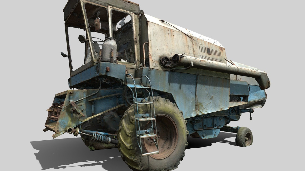Media 1 for listing Old Harvester #1 [PBR, 8K textures]