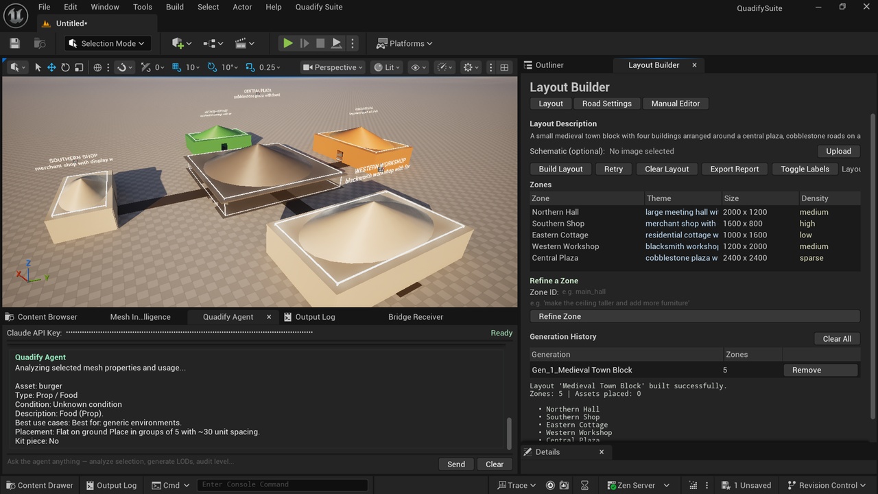 Media 1 for listing Quadify Suite — AI World Layout Builder