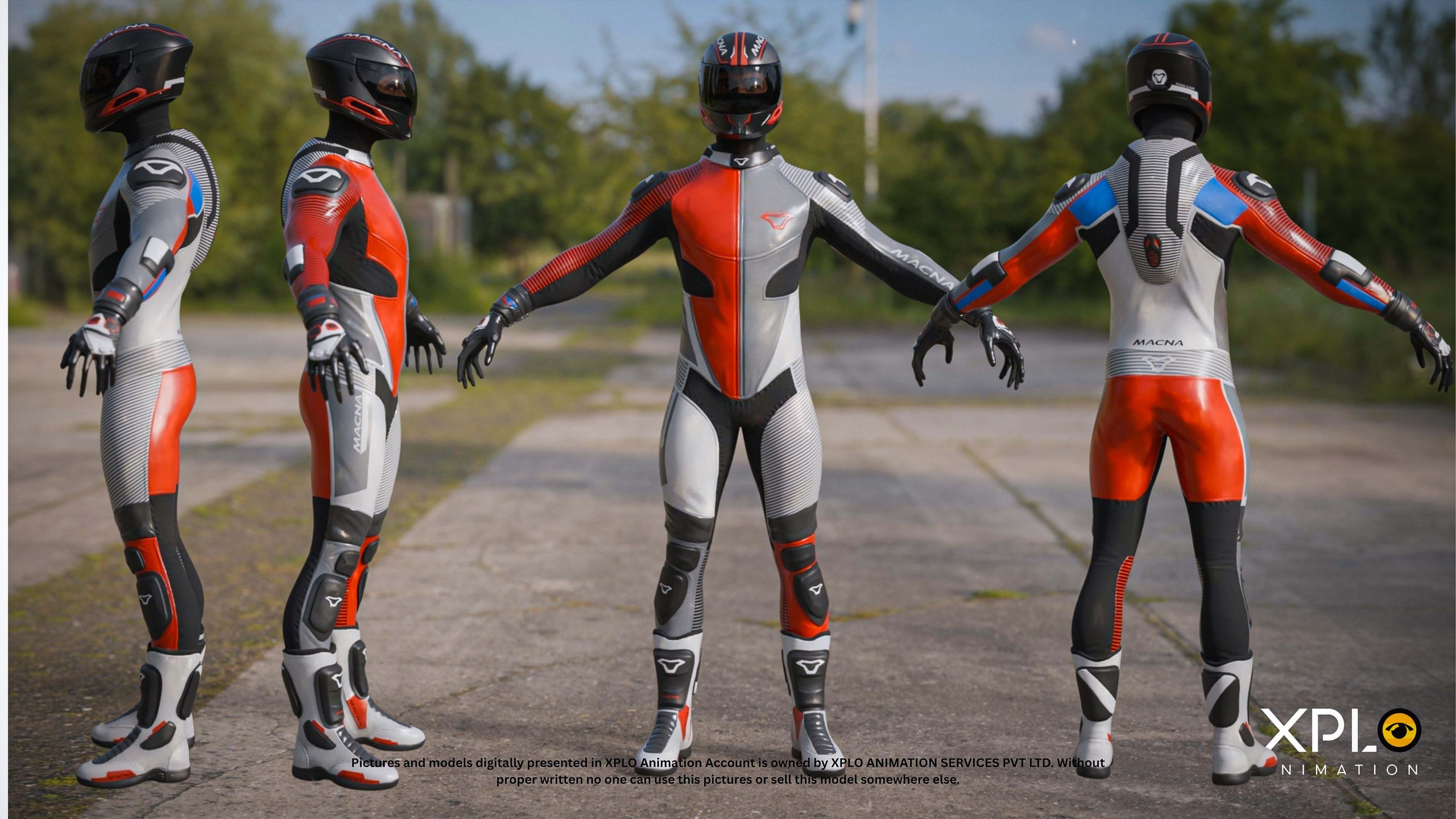 Media 1 for listing 3D Bike Rider Character Model | Gameready