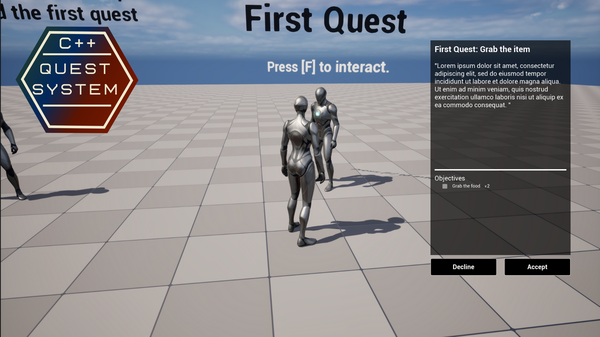 Insure Kit Quest Game Kit: Quest System | Fab