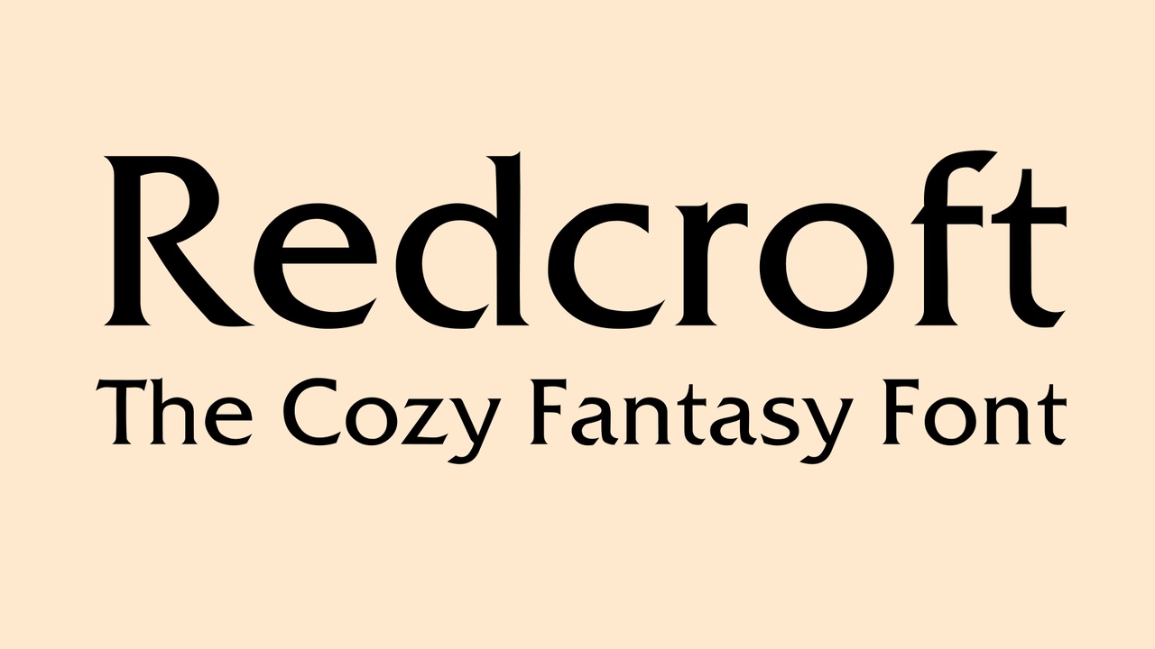 Media 1 for listing Redcroft - Cozy Fantasy Font