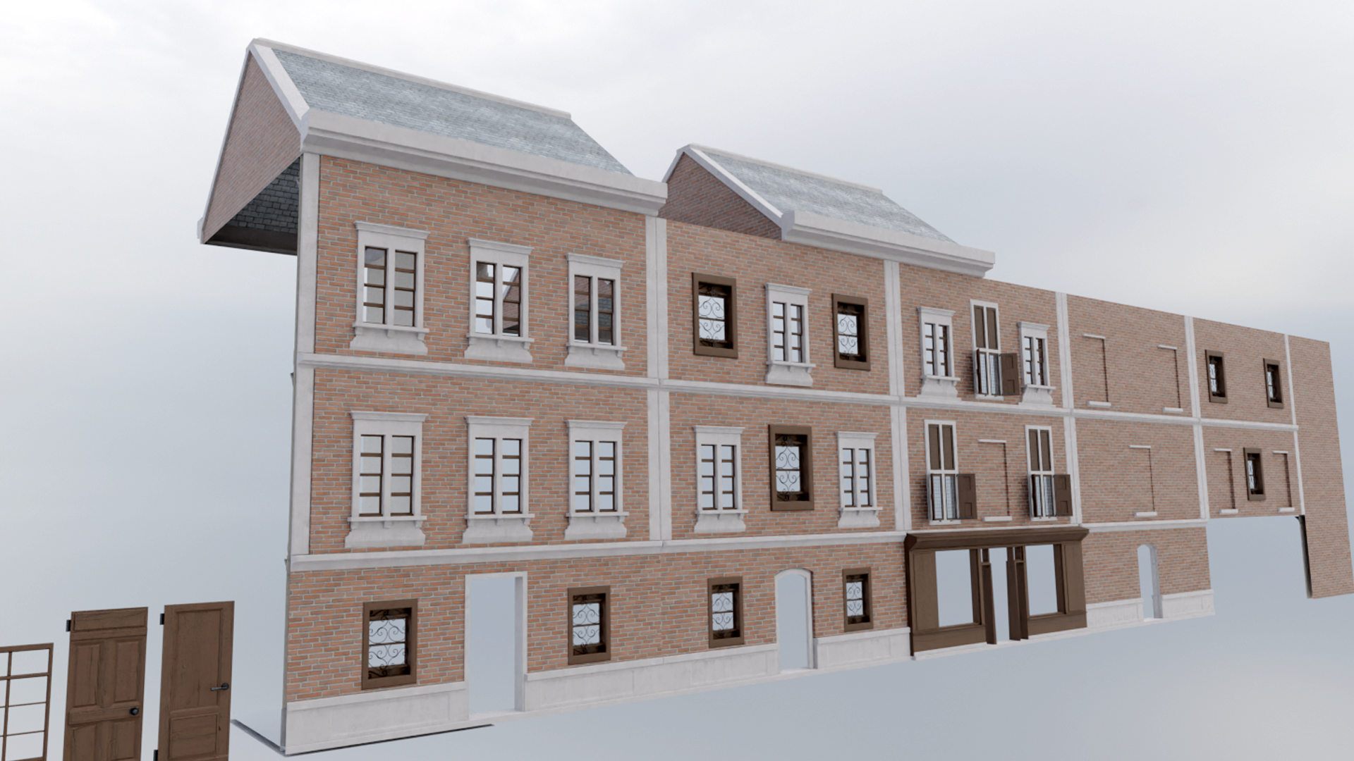 Modular Georgian Houses / Builidings | Fab