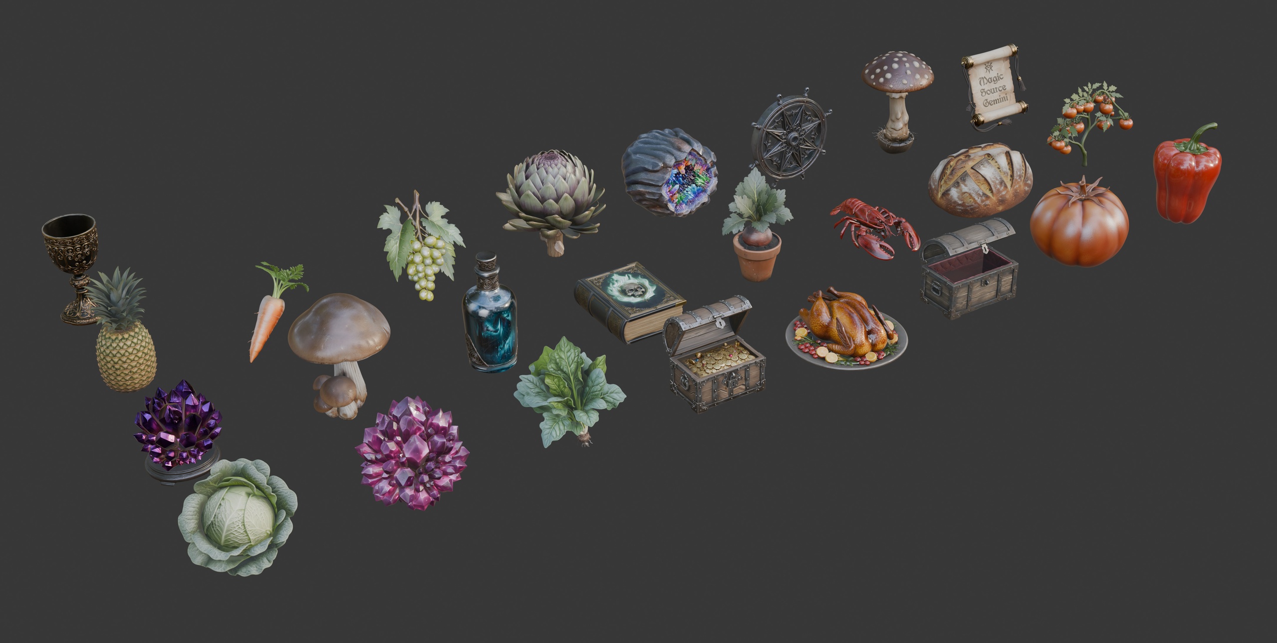 Media 1 for listing Stylized Items Set 4