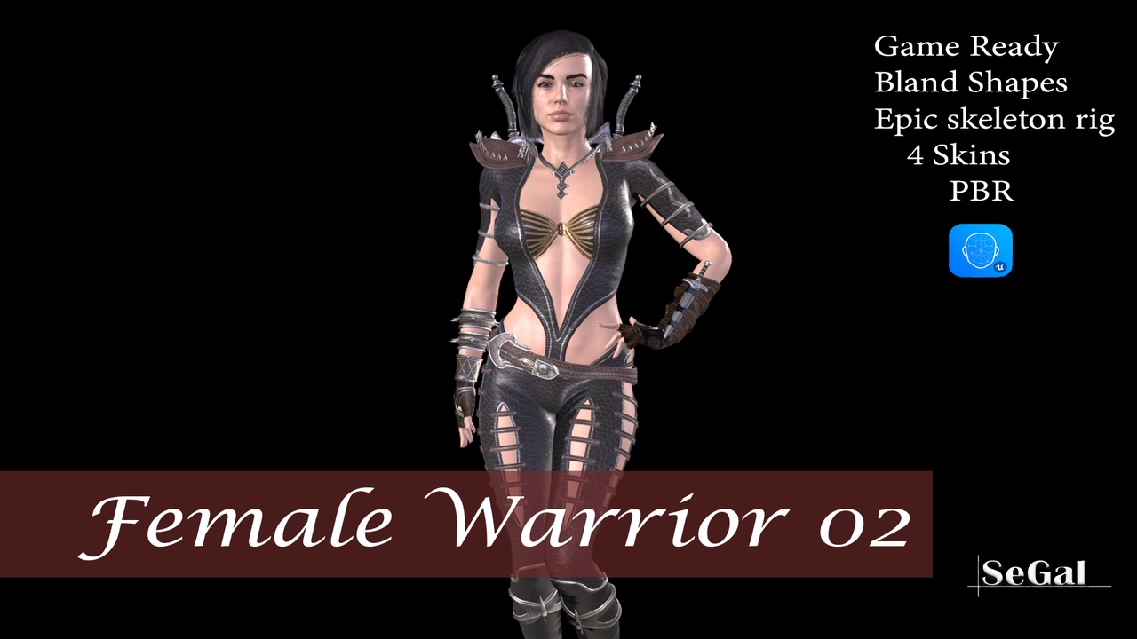 Media 1 for listing Female warrior 02
