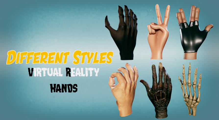Virtual Hand Vector Virtual Reality Hands | Fab