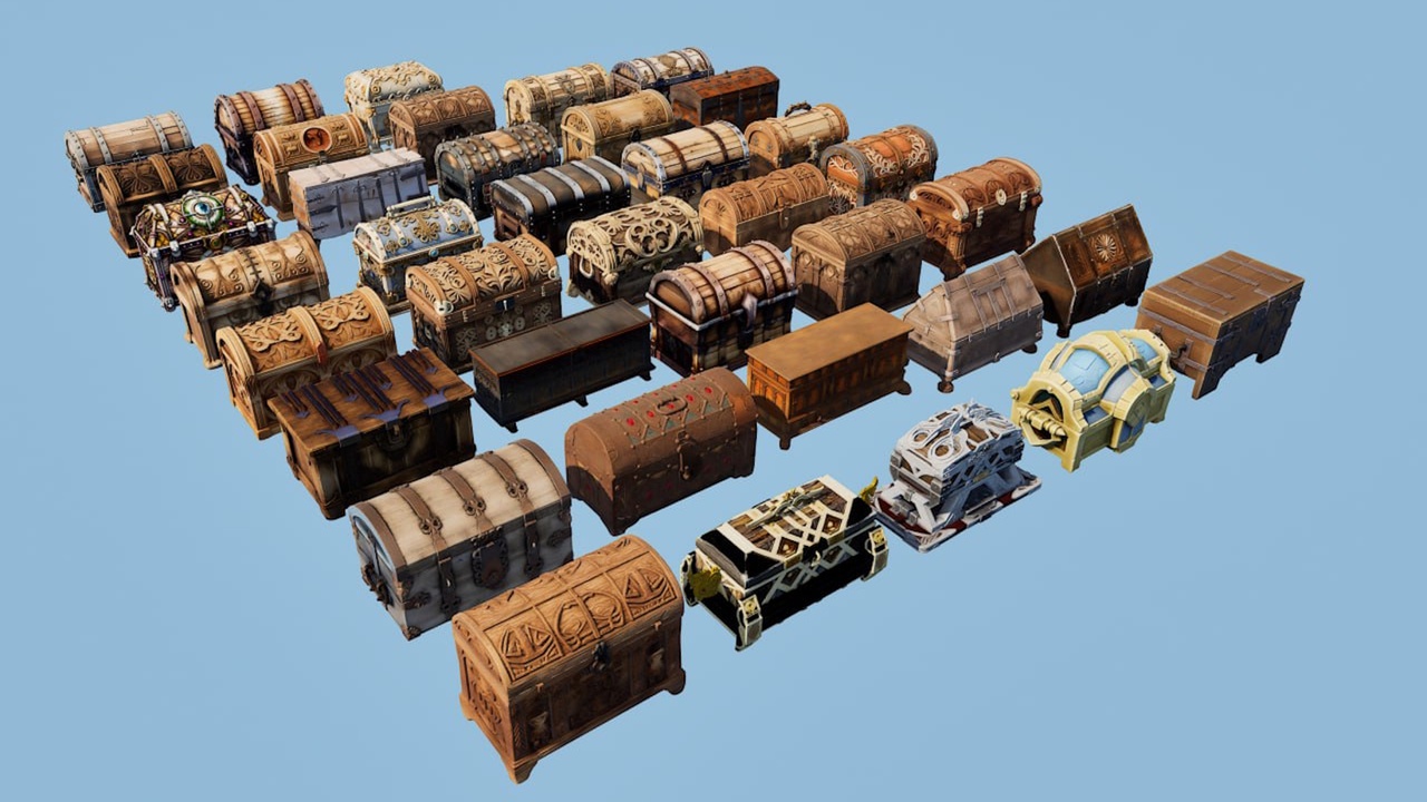 Media 1 for listing Medieval Fantasy Chests Pack