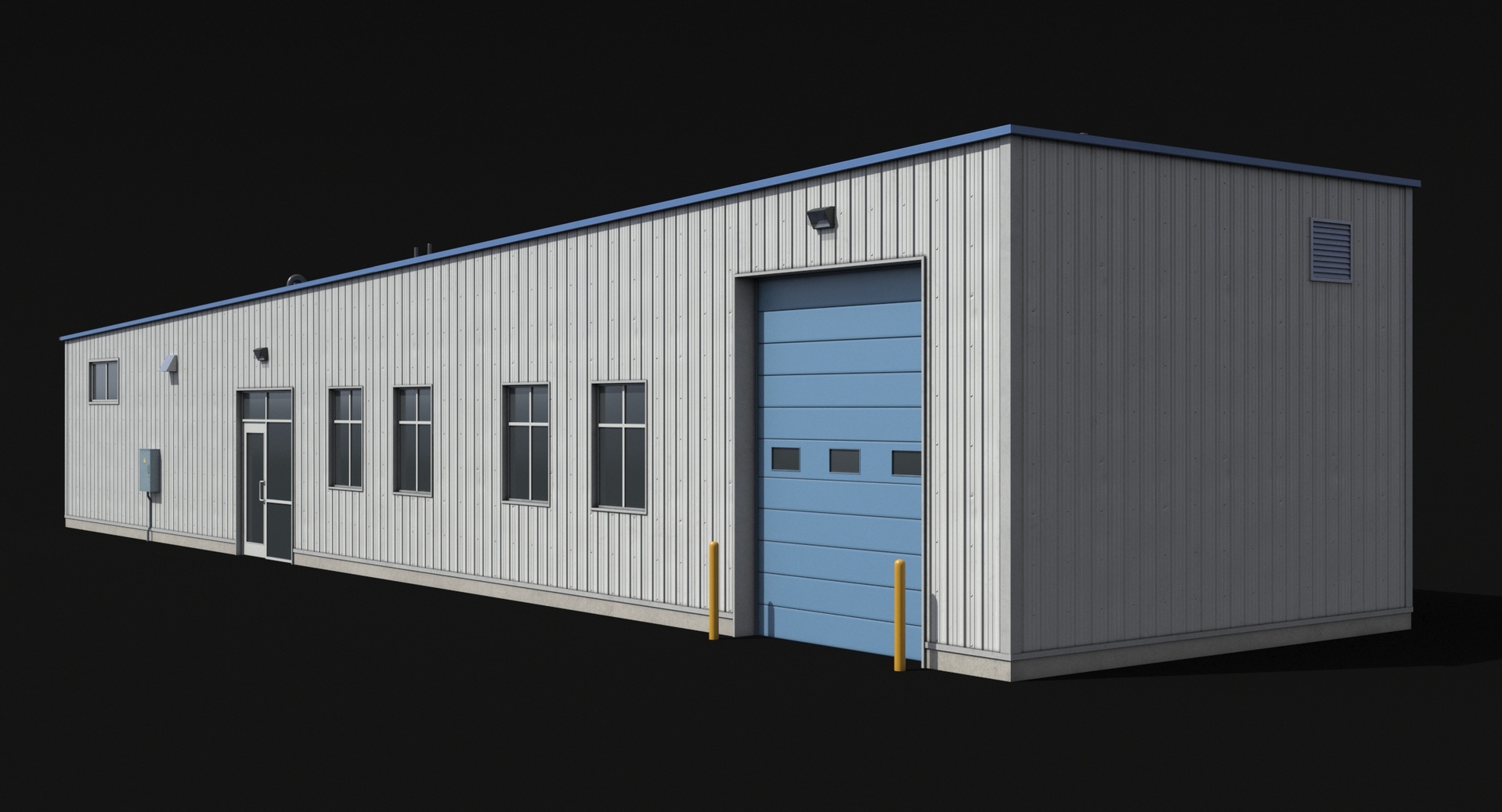 Media 1 for listing Industrial Building 67-2 PBR Low Poly