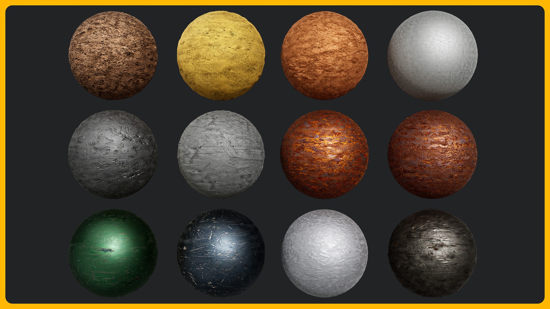 Media 1 for listing Realistic Materials - Metal 1