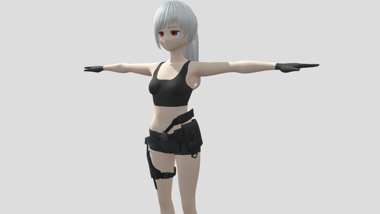 Media 1 for listing 【Anime Character】Agent Female (V2/Unity 3D)