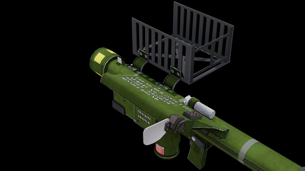 Media 1 for listing Sci-Fi Defense Turret 3D Model | Futuristic Radar Cannon | Military Anti-Air