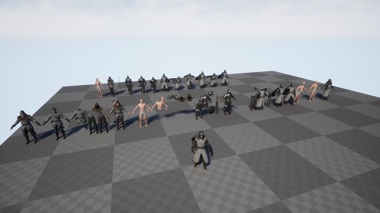 Media 1 for listing Medieval Knights Pack (Modular)
