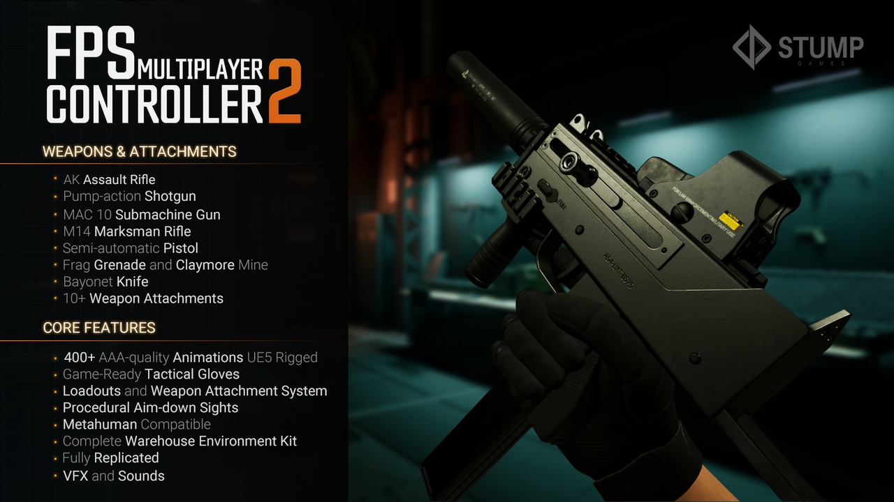 Media 1 for listing FPS Multiplayer Controller