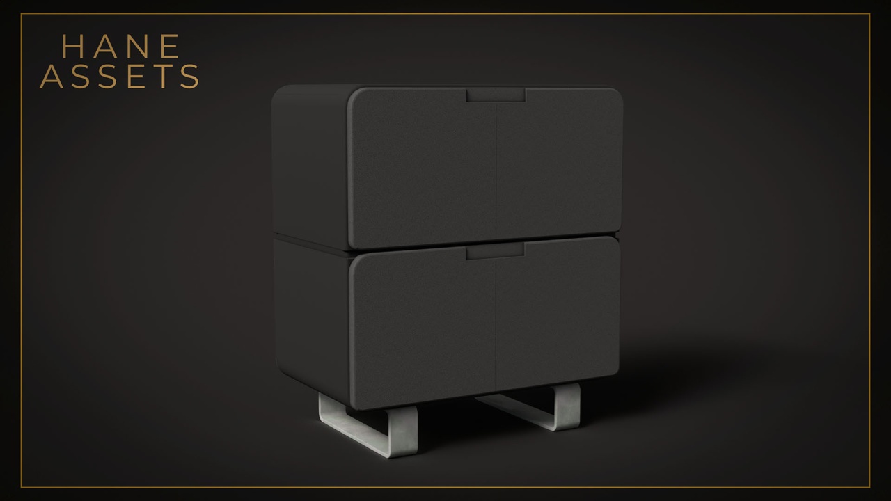 商品 Modern Nightstand 的媒体 1