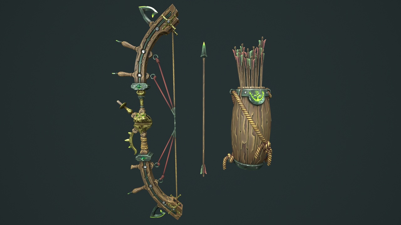 Media 1 for listing Pirate bow quiver arrow