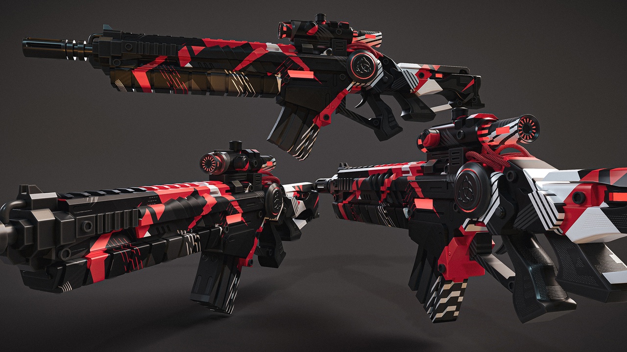 Sci Fi Assault Rifle | Fab