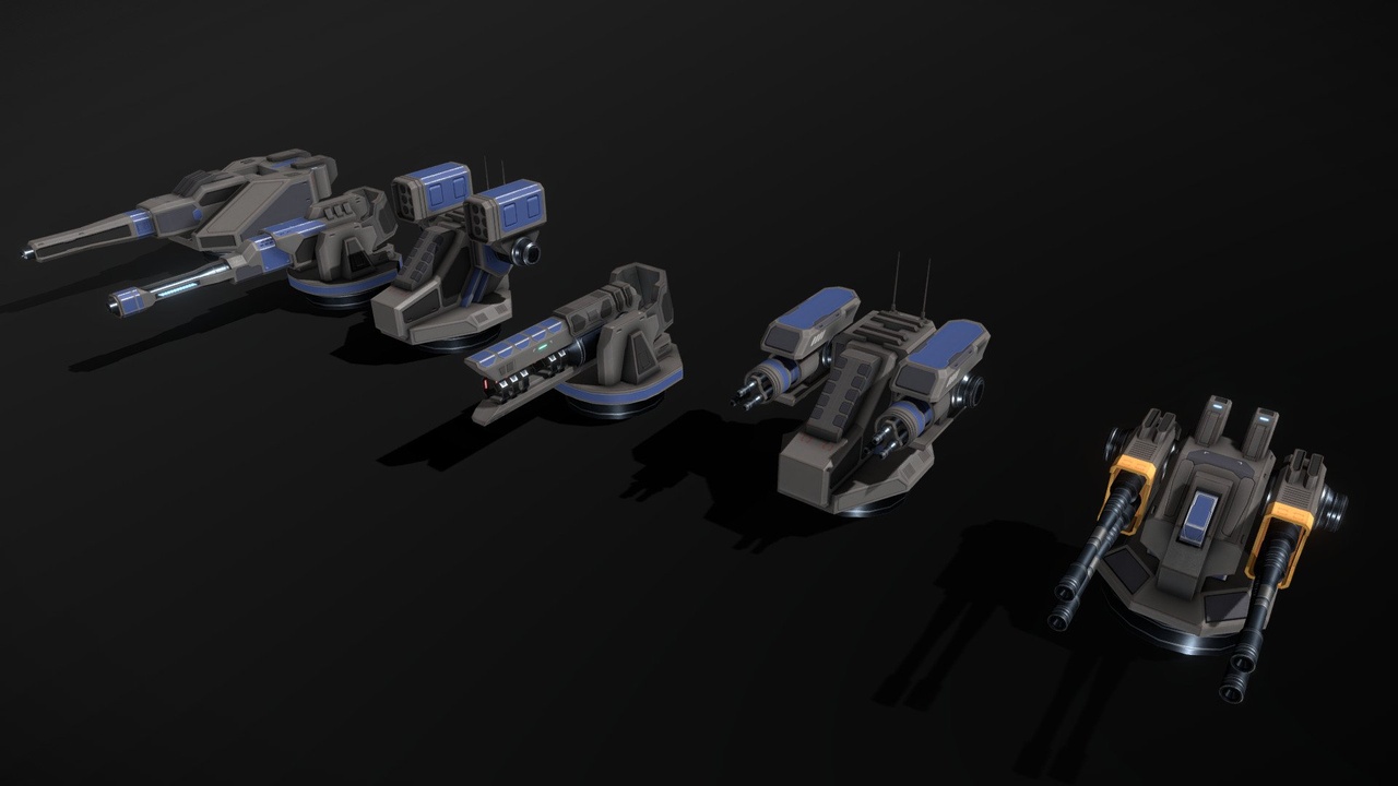 Media 1 for listing Modular Turrets Pack