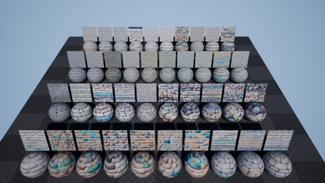 Media 1 for listing Stone Wall StylizedMaterial01
