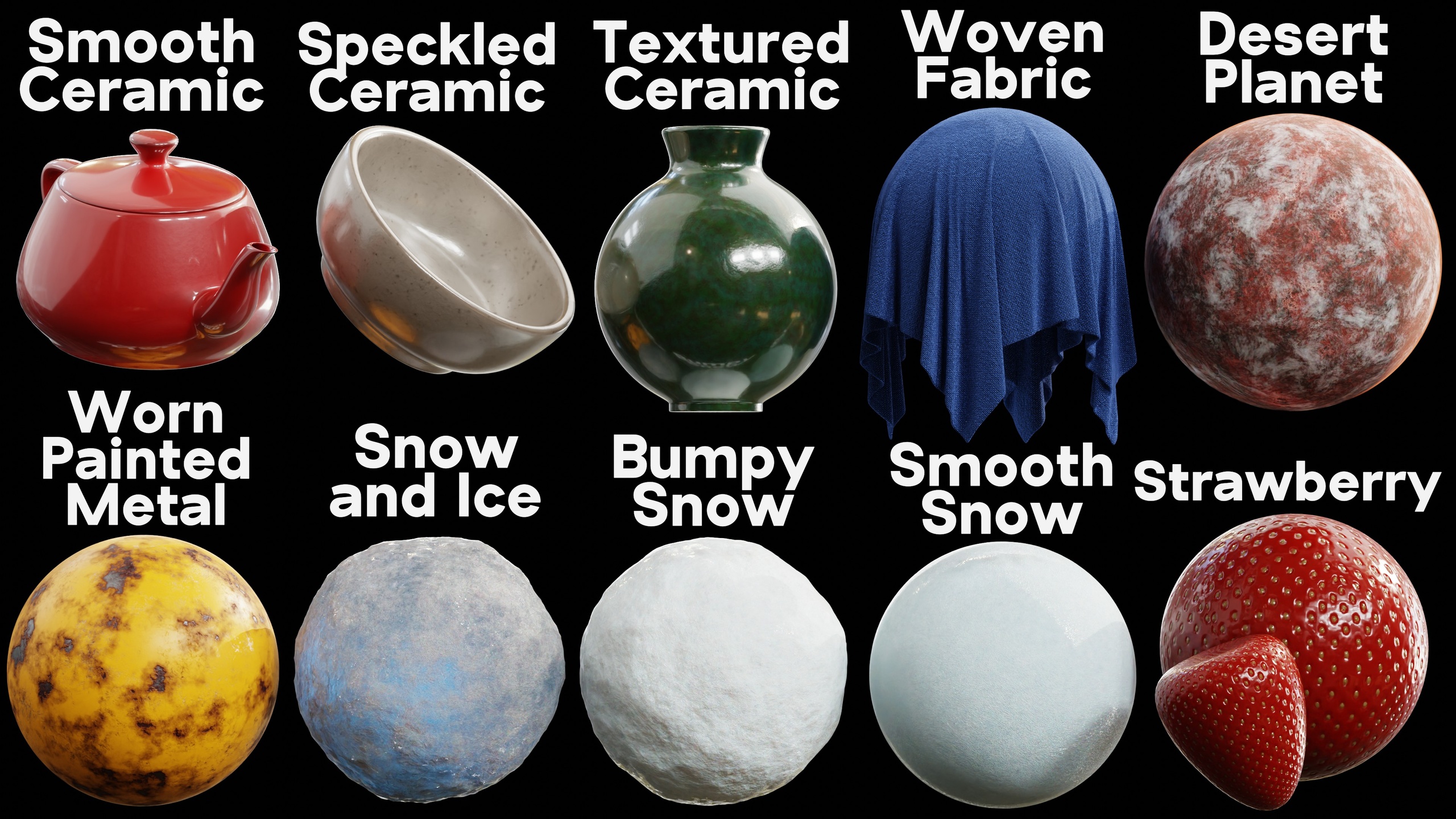 Media 1 for listing Blender Procedural Material Pack #23