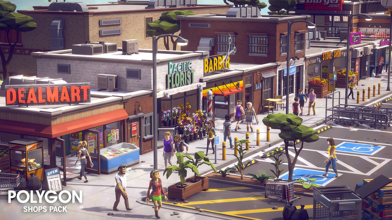 Media 1 for listing POLYGON - Shops Pack