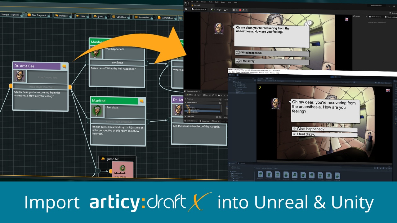 Media 1 for listing articy:draft X Importer