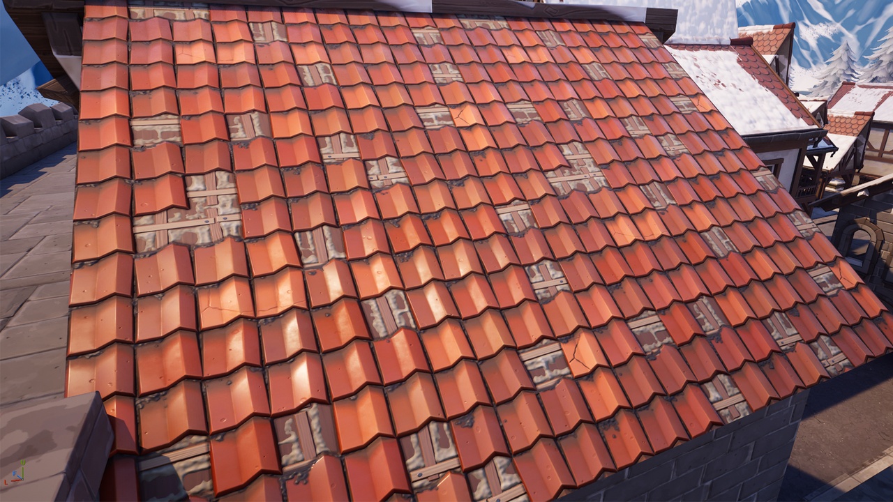 Media 1 for listing Stylized Roof Tiles