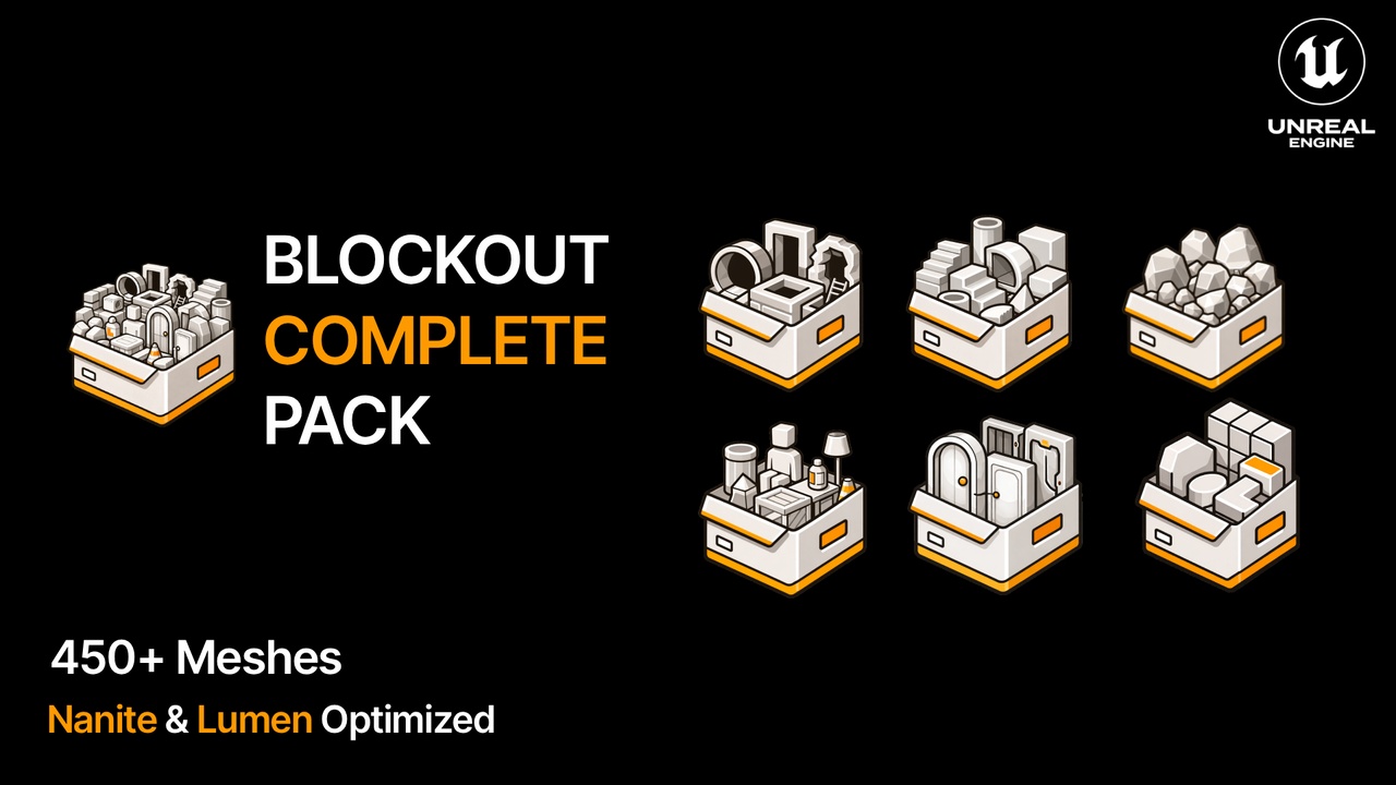 Media 1 for listing Blockout Complete 3D Pack