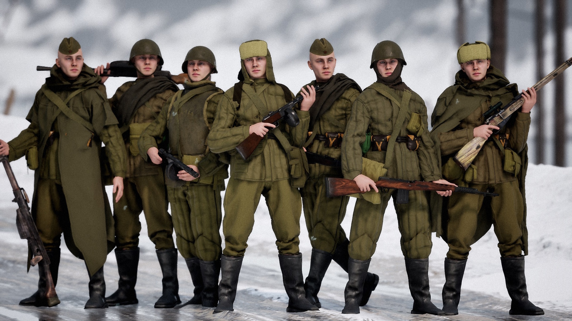 Media 1 for listing USSR WW2 Collection 1 - Metahuman Kit