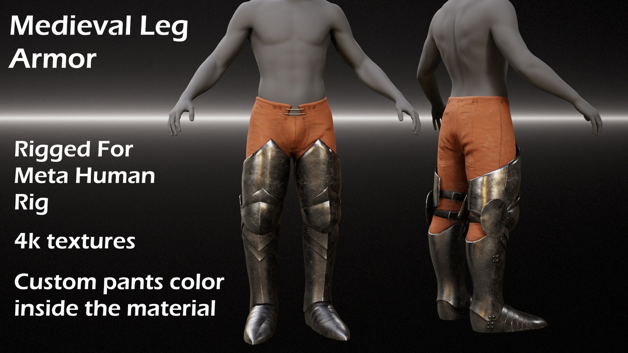 Media 1 for listing Medieval Leg Armor
