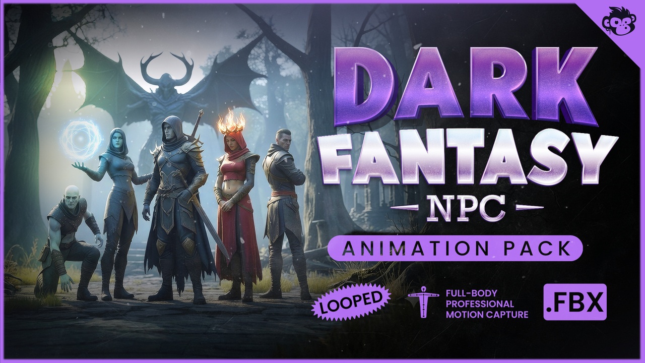 Media 1 for listing Dark Fantasy NPC Animation Pack