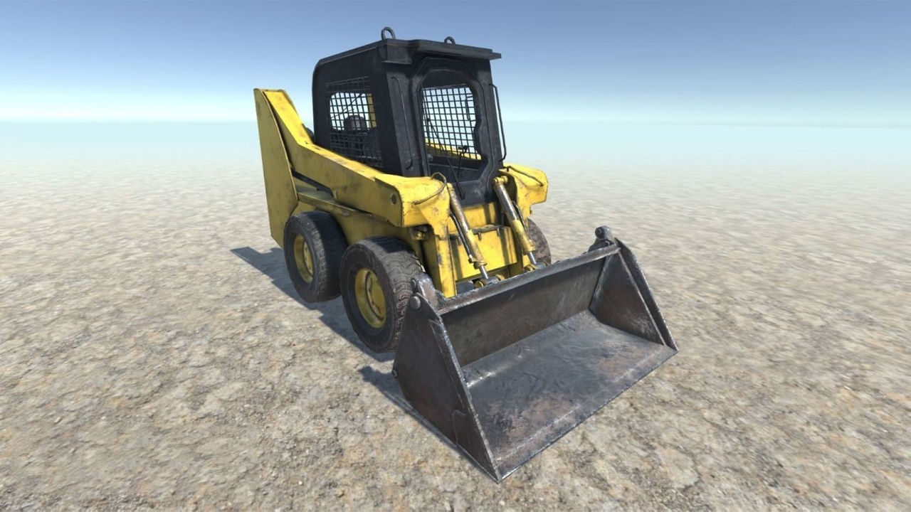 Media 1 for listing Work Machine Excavator bulldozer Low-poly