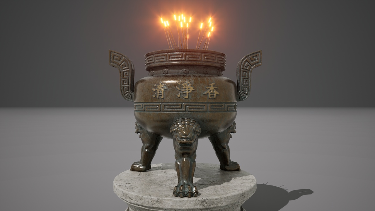 Media 1 for listing Asian Incense Burner