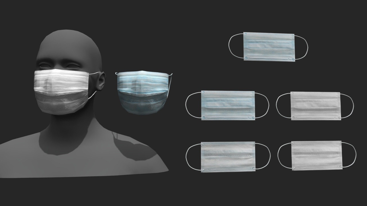 Media 1 for listing Disposable medical mask