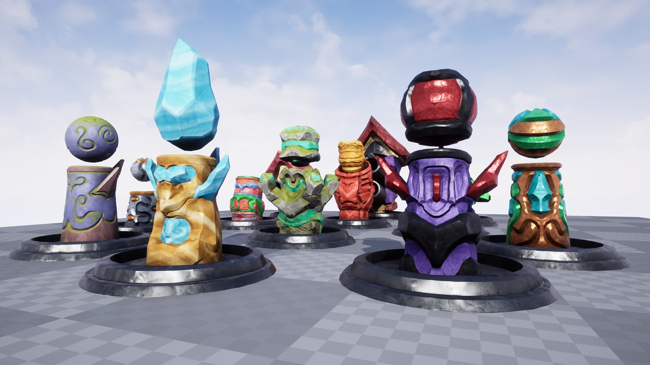 Media 1 for listing Stylized Guns Tower Defense Asset Pack Vol.1