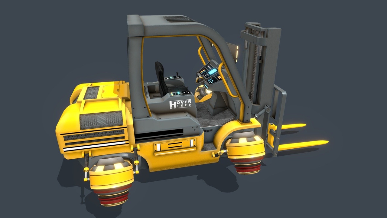 商品 Sci Fi Hover Forklift 的媒体 1