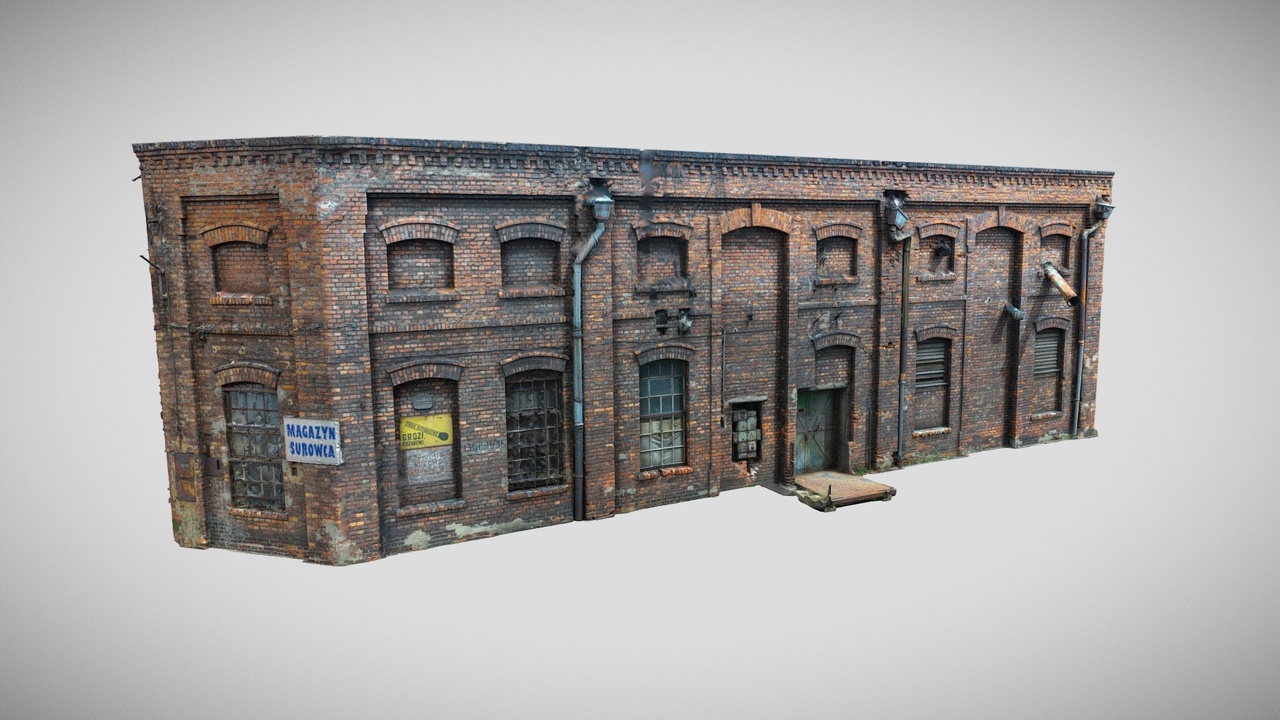 Média 1 pour l'article [3D SCAN] Wall of an old factory
