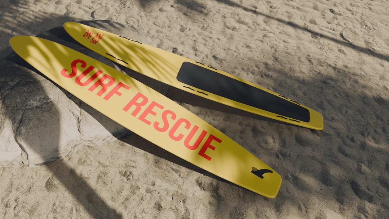 Rescue Board Model for Realistic Water Operations 제품 등록을 위한 미디어 1개