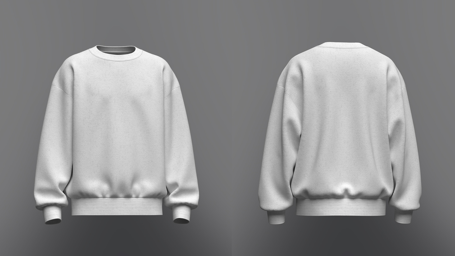 Media 1 for listing Men's Oversize Sweatshirt