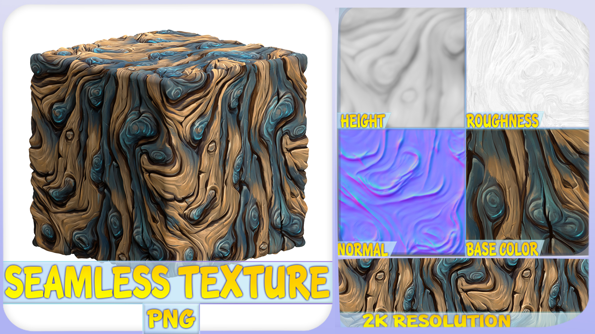 Stylized Alien Seamless Texture | Fab