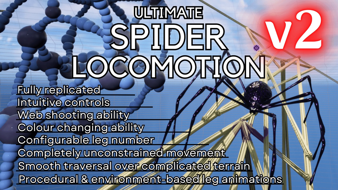 Media 1 for listing Ultimate Spider Locomotion v2