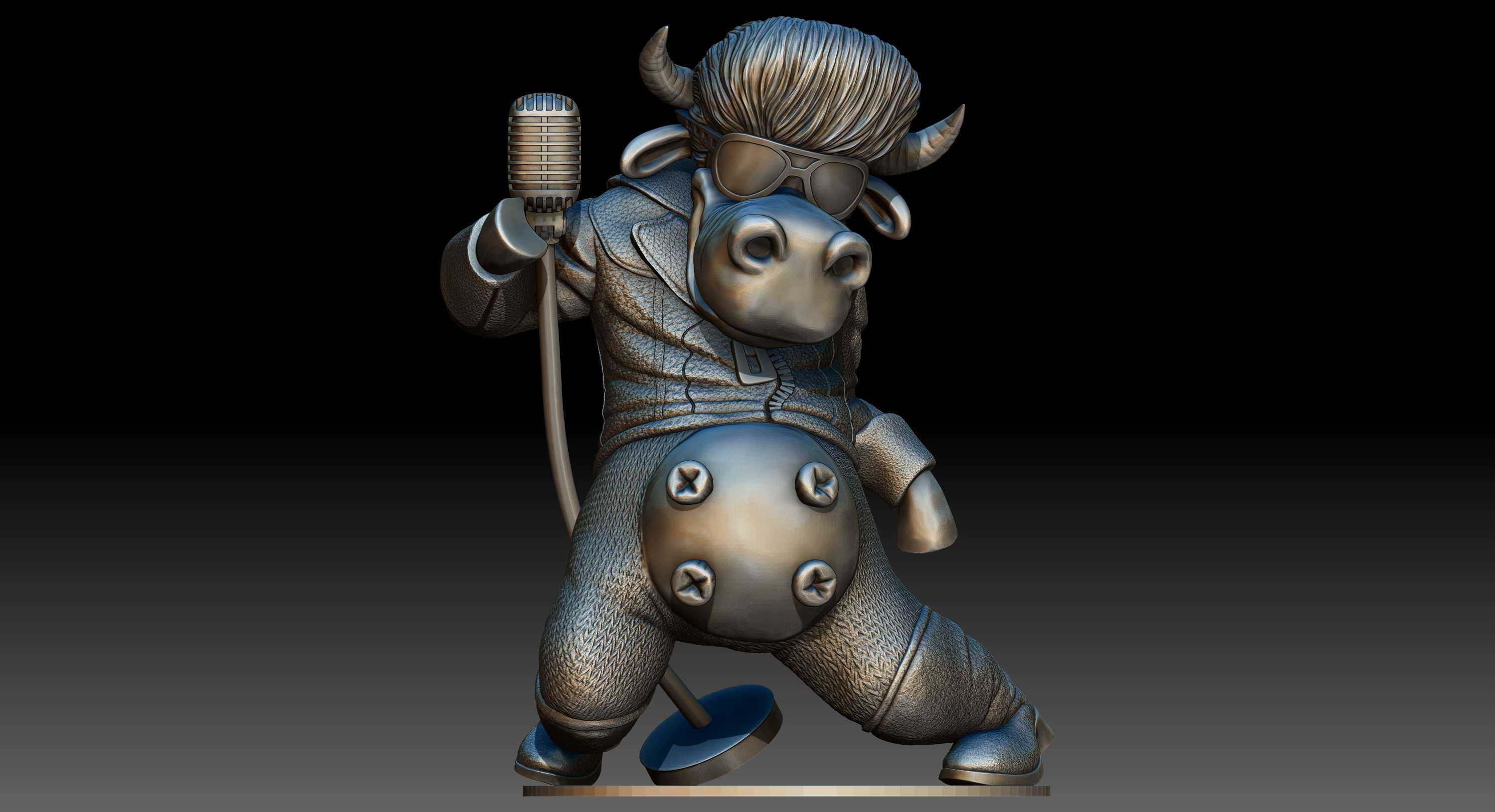 Cow Toggle Rock N Roll Cow rocker | Fab